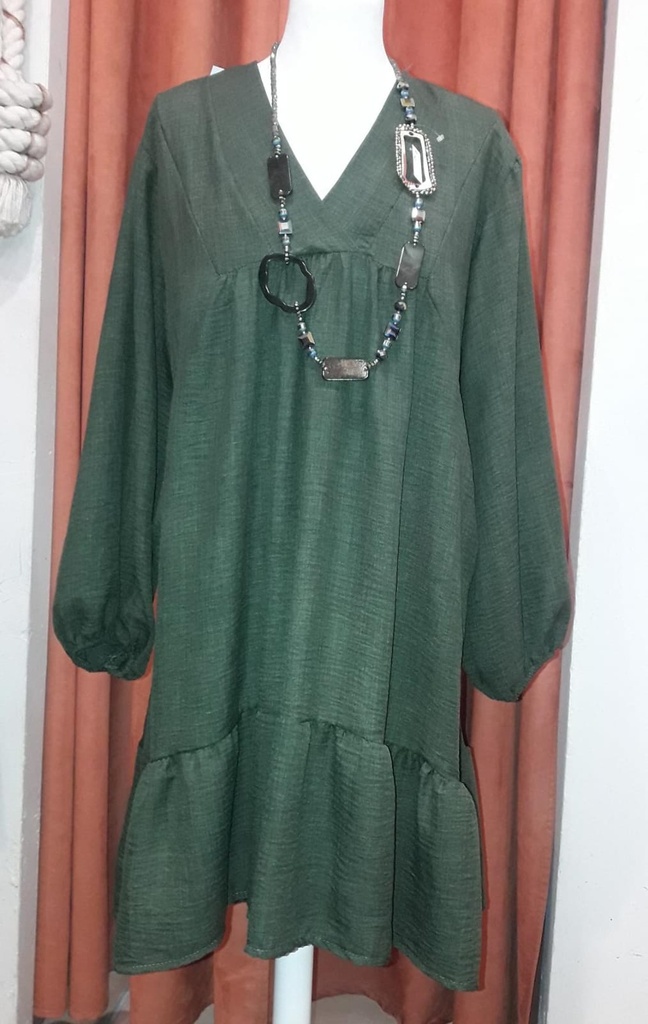 VESTIDO VERDE