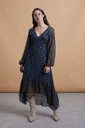 VESTIDO CORTO CON BORDADOS ABALORIOS NKN
