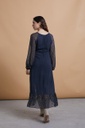 VESTIDO CORTO CON BORDADOS ABALORIOS NKN