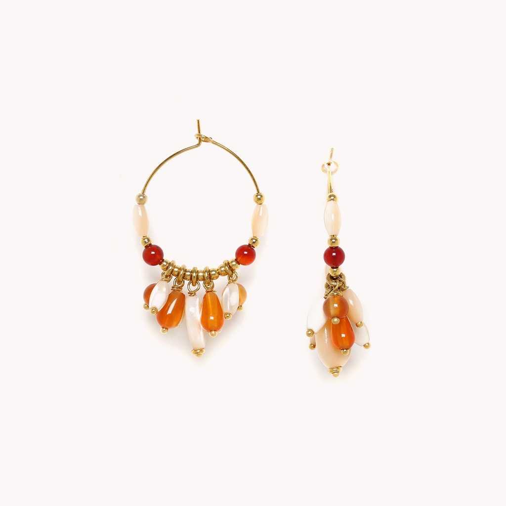 NATURE BIJOUX CARAMEL EARRINGS