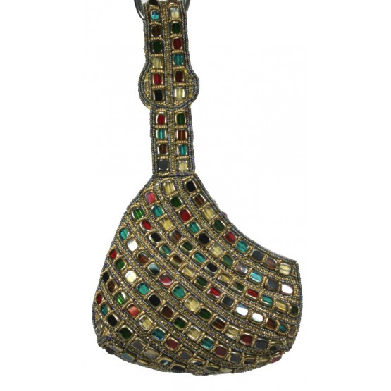 SITARA HANDBAG WITH COLOURED STONES