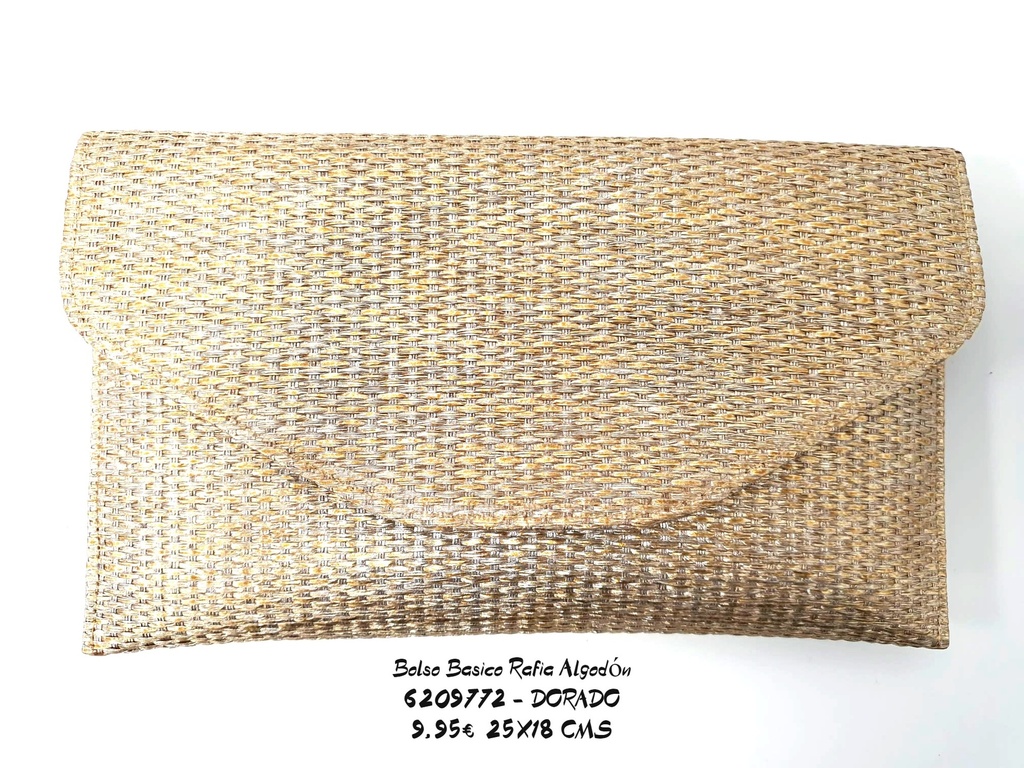 BOLSO SITARA CARTERA ORO