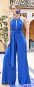 BELT PLEATED JUMPSUIT