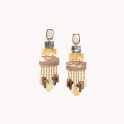 [12-78719] PENDIENTES VENDOME XL NATURE BIJOUX